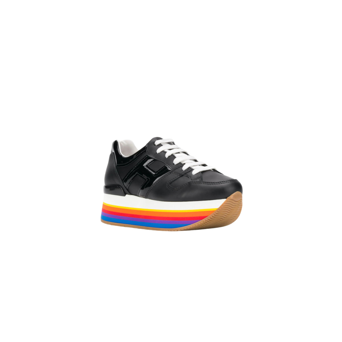Hogan Rainbow Platform Sole Sneakers