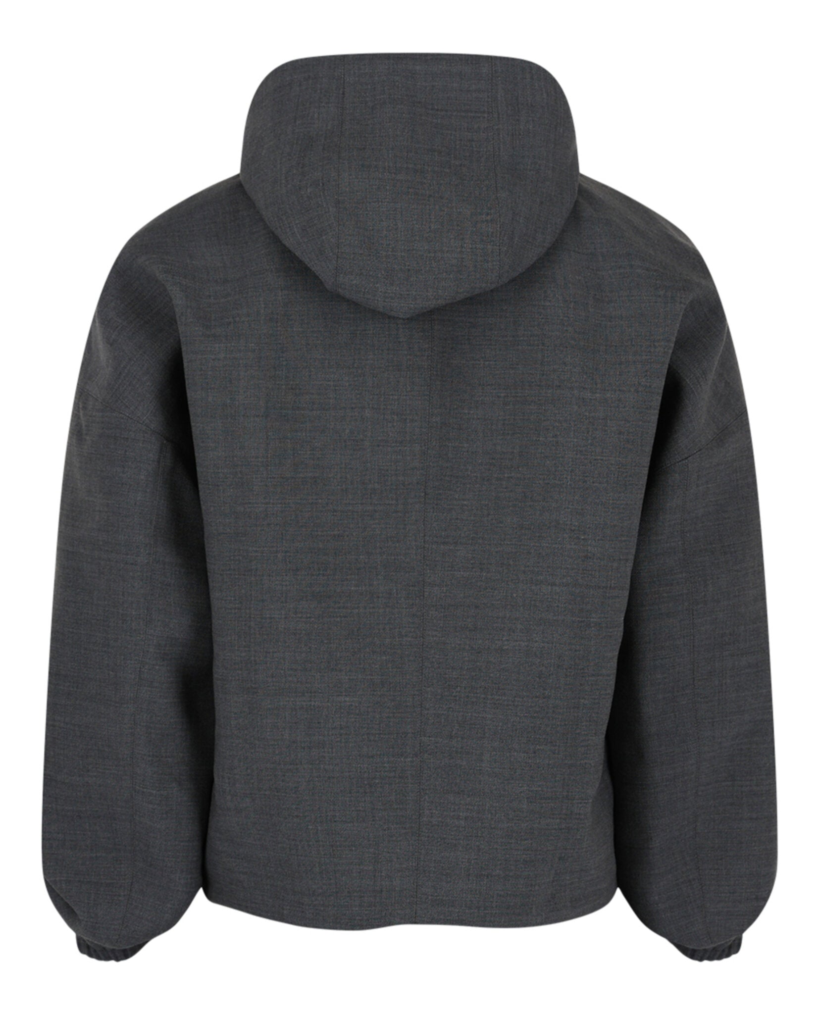 Ferragamo Mens Wool Zip-Up Jacket