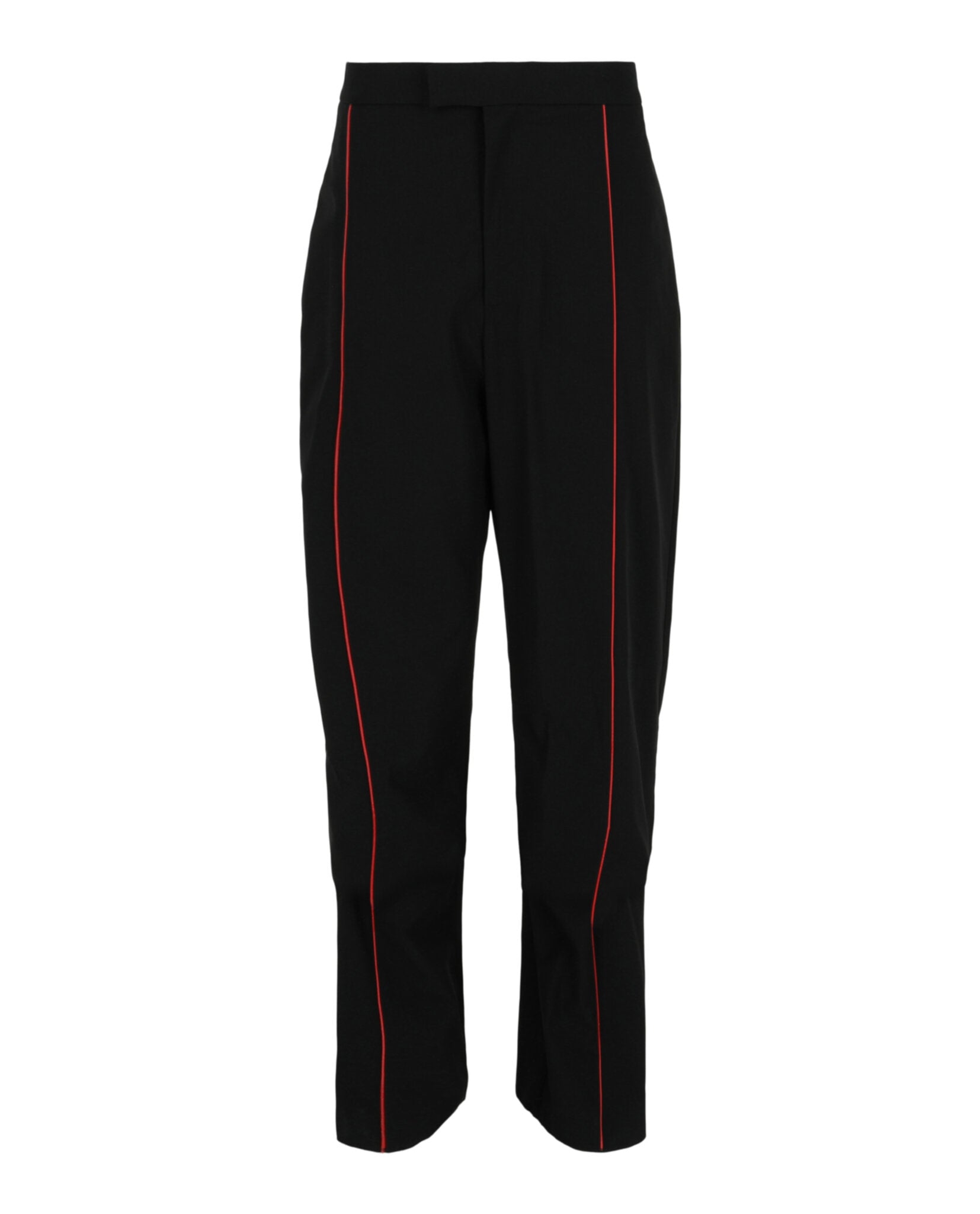 Ferragamo Mens Contrasting-Trim Straight-Leg Track Pants
