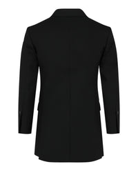 Ferragamo Mens Silk Trimmed Double-Breasted Blazer