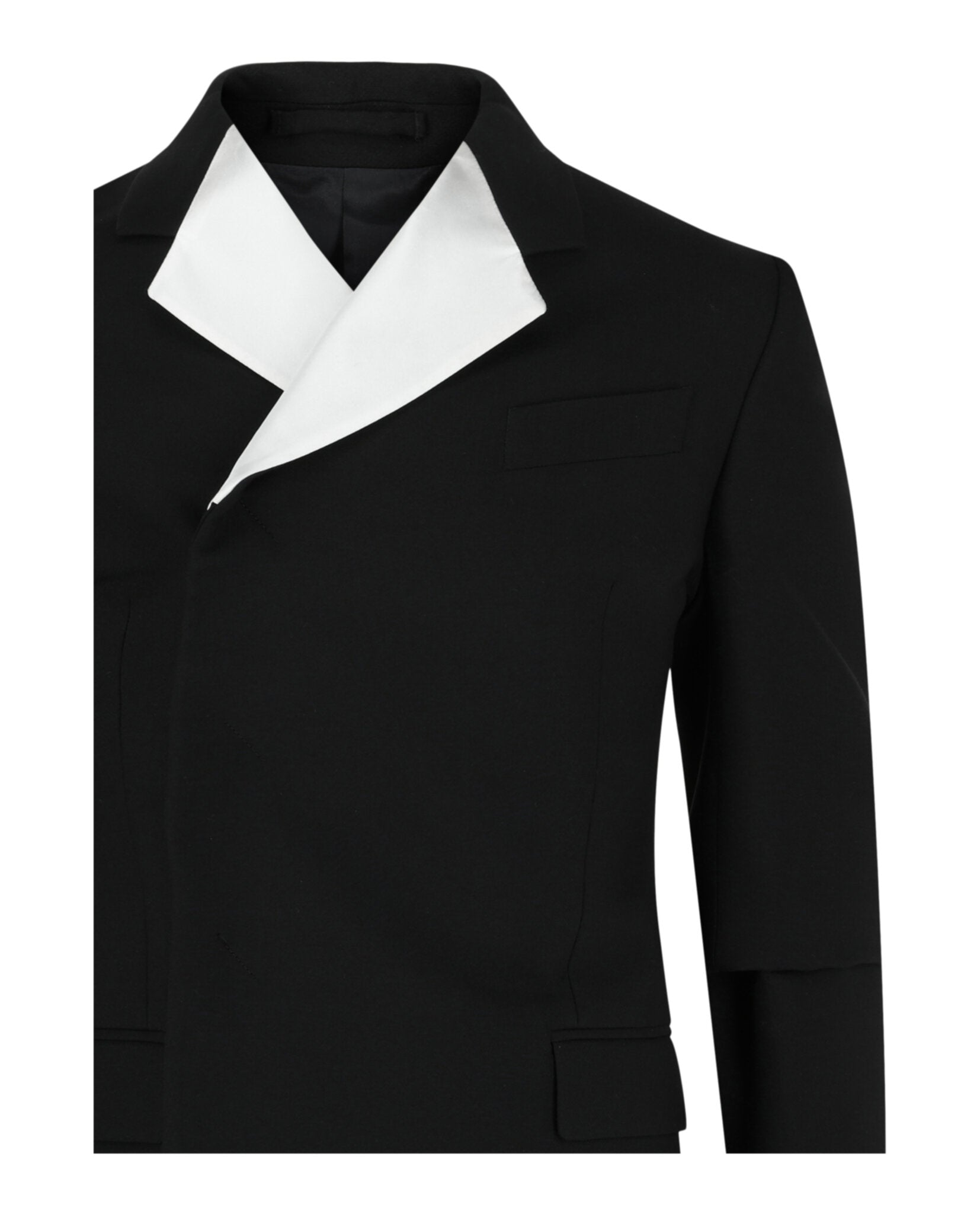 Ferragamo Mens Silk Trimmed Double-Breasted Blazer