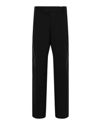 Ferragamo Mens Zip-Detail Tailored Trousers