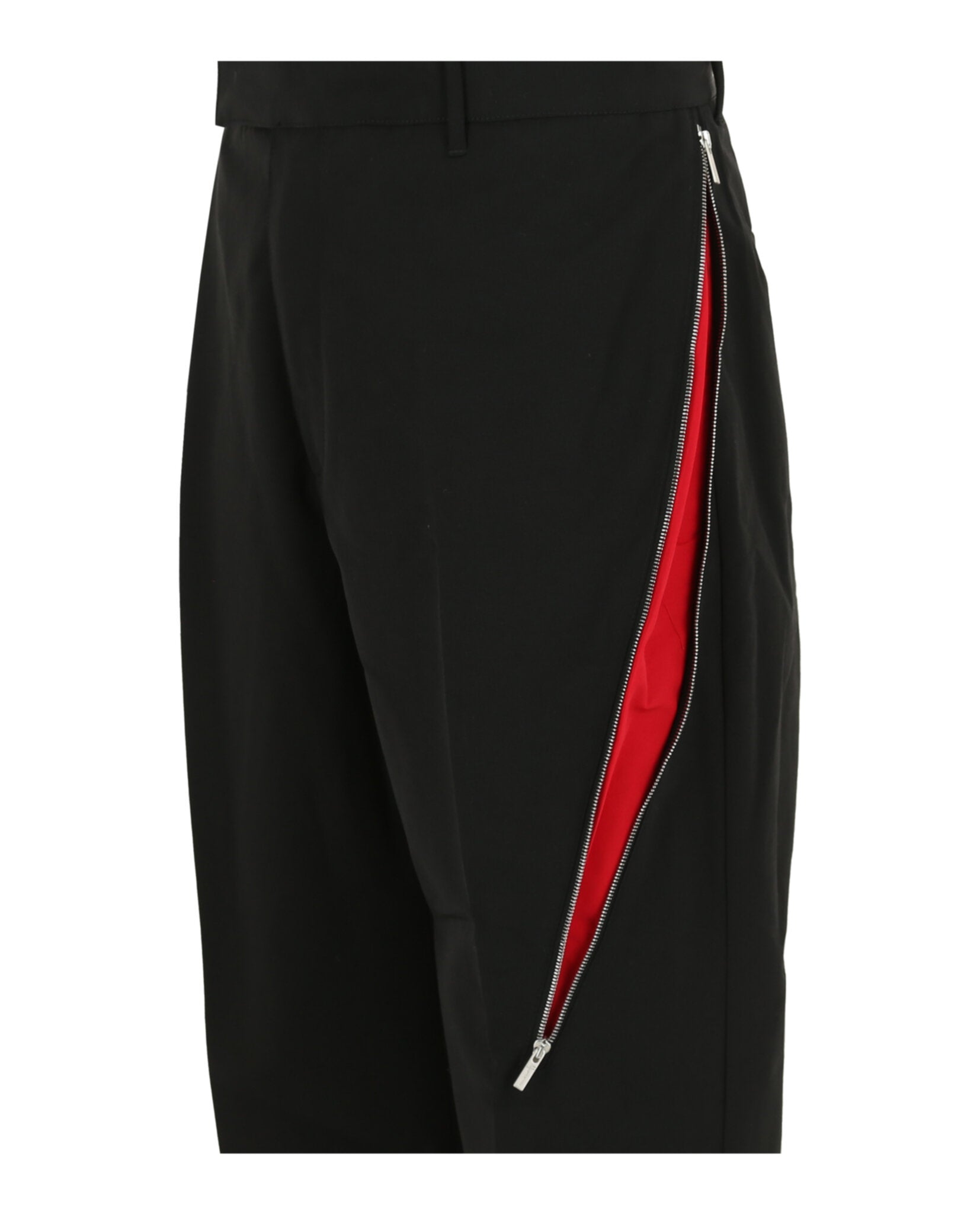 Ferragamo Mens Zip-Detail Tailored Trousers