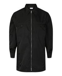 Ferragamo Mens Zip-Up Windbreaker with Removable Hood