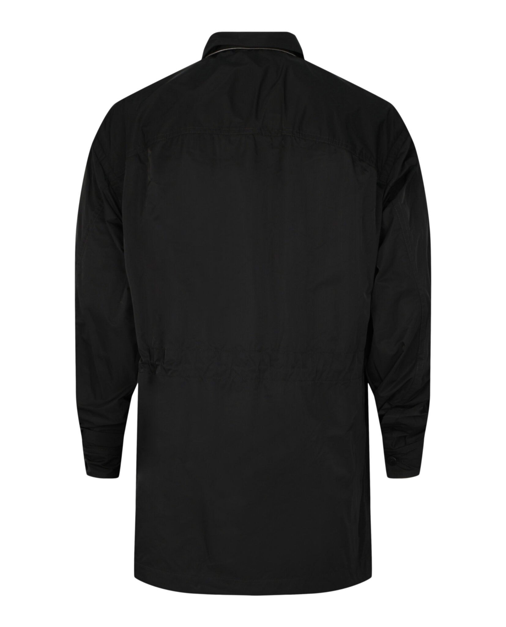 Ferragamo Mens Zip-Up Windbreaker with Removable Hood