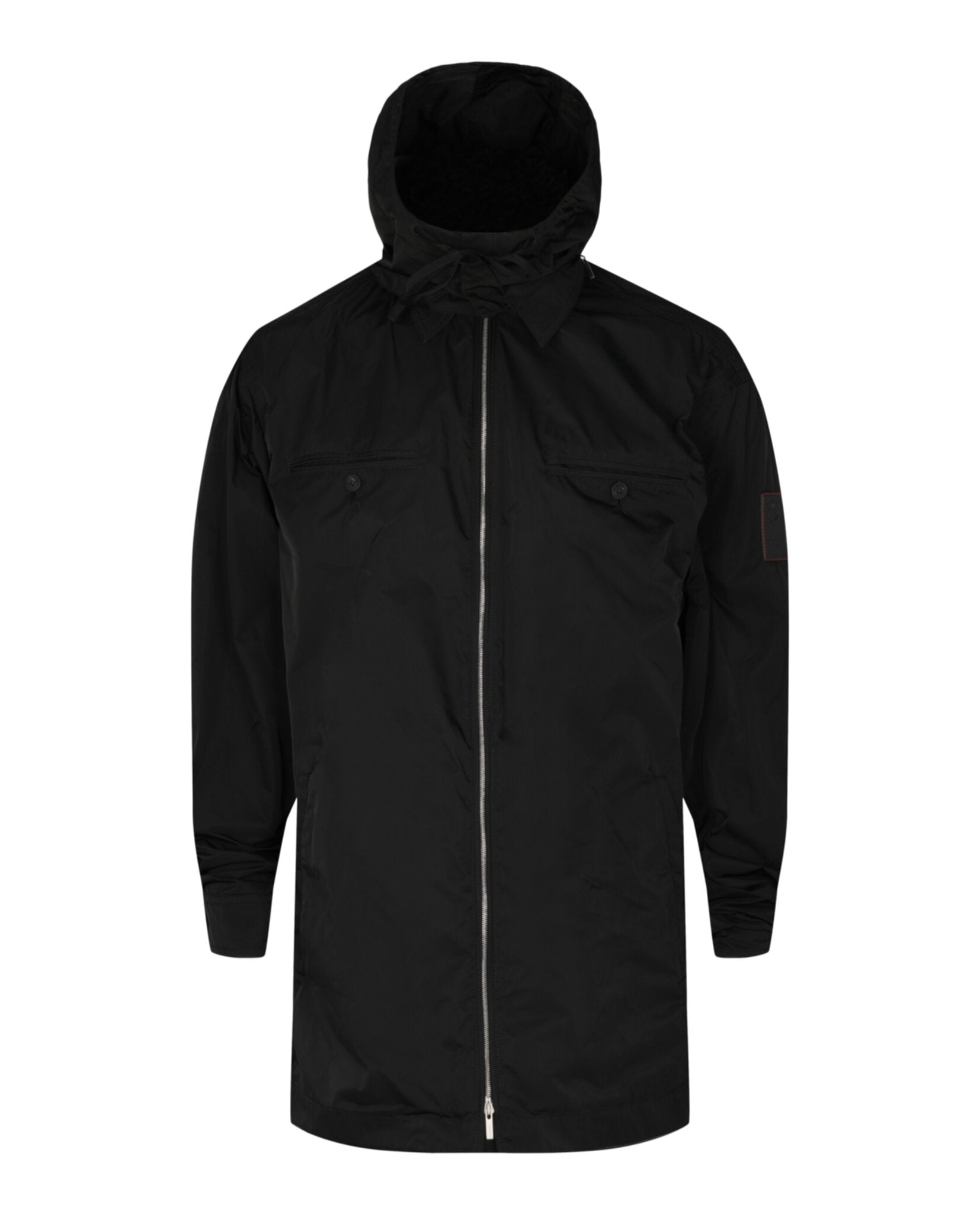 Ferragamo Mens Zip-Up Windbreaker with Removable Hood – Bluefly