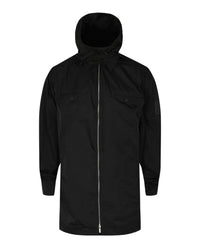 Ferragamo Mens Zip-Up Windbreaker with Removable Hood