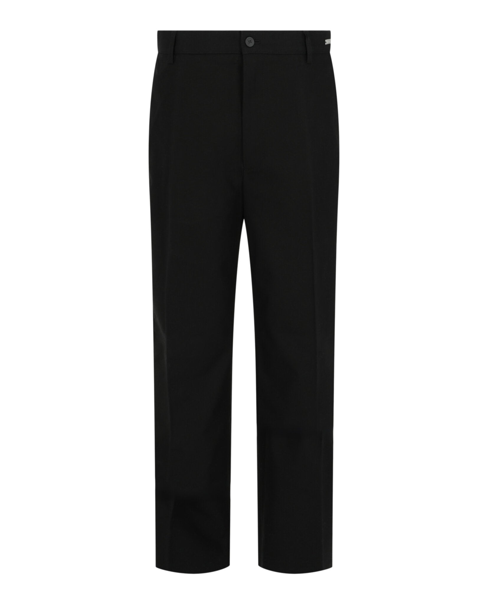 Ferragamo Mens Flared Cotton Chino Trousers