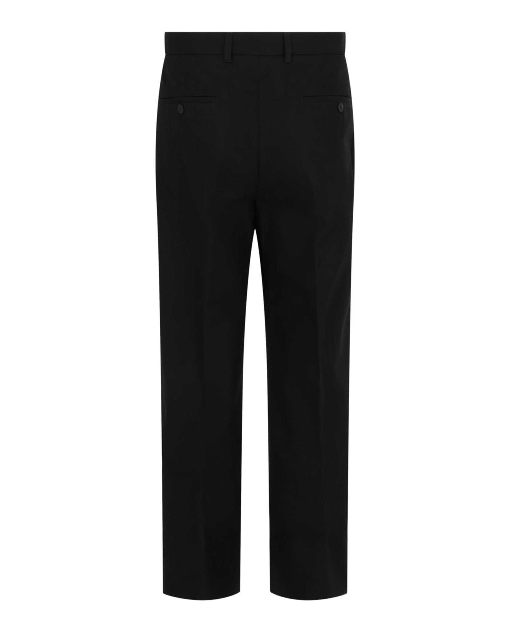 Ferragamo Mens Flared Cotton Chino Trousers