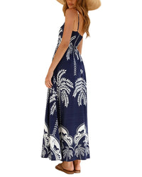Oloey Printed Maxi Dress