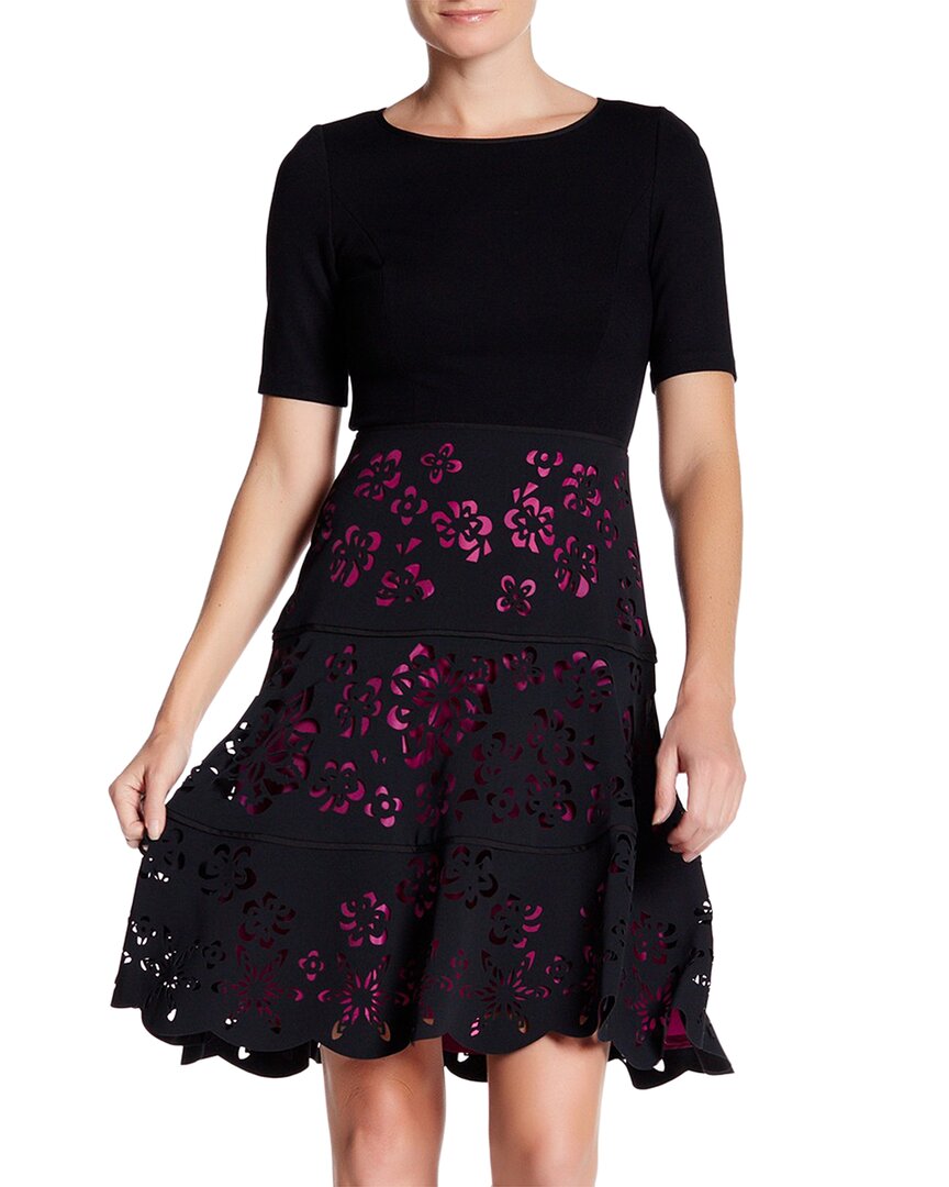 Focus By Shani Ponte Knit Bodice