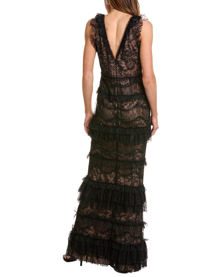 Marchesa Notte Chantilly Lace Gown