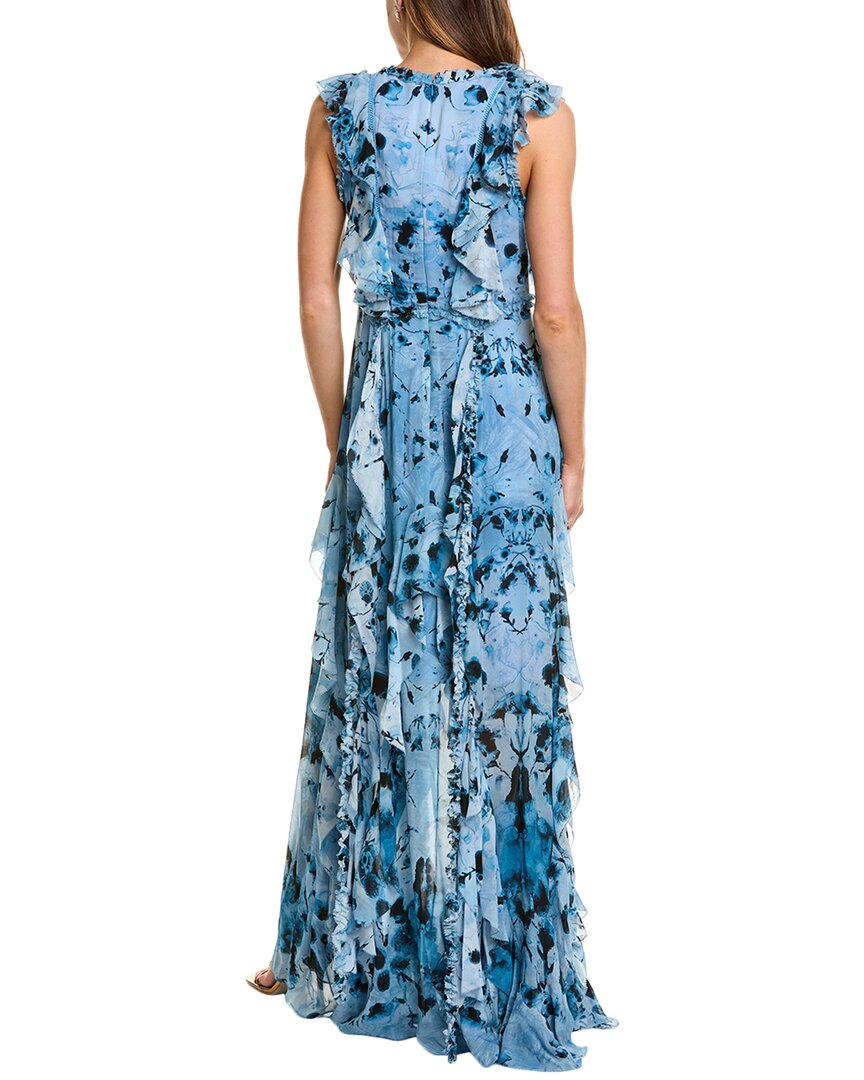 Marchesa Notte Printed Maxi Dress