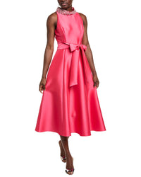 Badgley Mischka Beaded Mock Neck Gown Pink 0