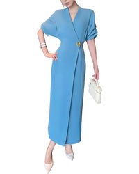 Burryco Short Sleeve Maxi Dress