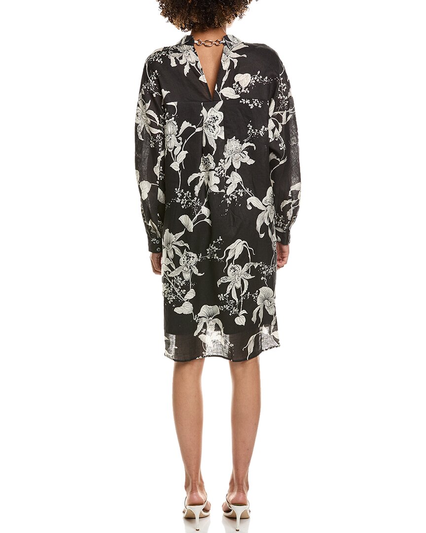 Teri Jon By Rickie Freeman Flower Print Shirtdress