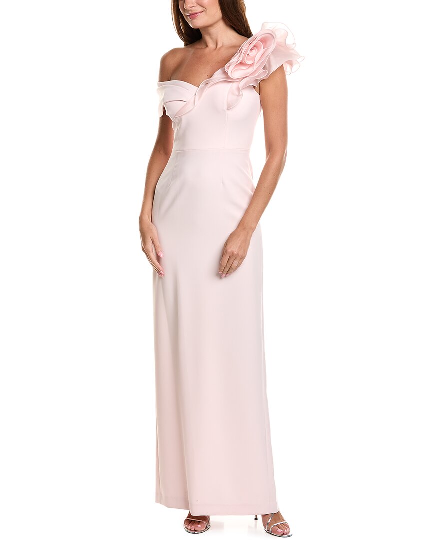 Teri Jon by Rickie Freeman Teri Jon By Rickie Freeman Crepe Column Gown