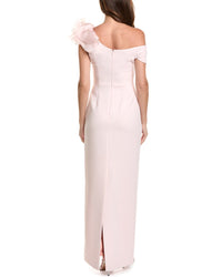 Teri Jon by Rickie Freeman Teri Jon By Rickie Freeman Crepe Column Gown