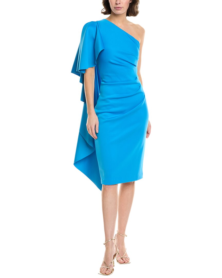 Black Halo Odella Cocktail Sheath Dress 0 Blue
