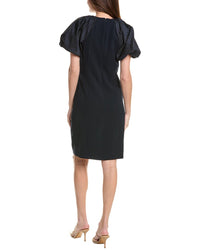 Teri Jon By Rickie Freeman Taffeta Bubble Sleeve Mini Dress