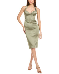Gigiis Isabell Slim Fit Dress Green