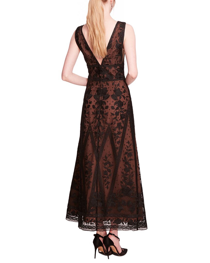 Marchesa Notte Midi Dress