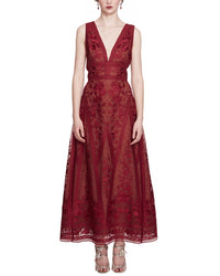 Marchesa Notte Midi Dress
