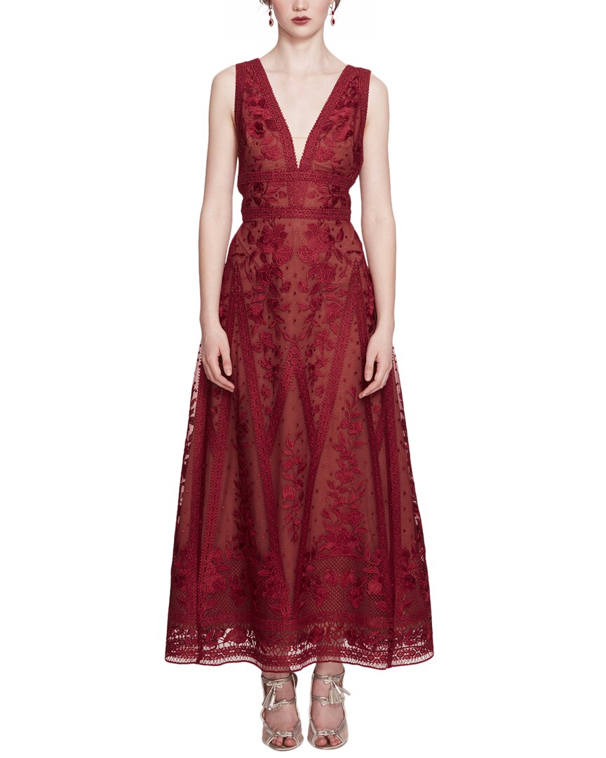 Marchesa Notte Midi Dress