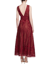 Marchesa Notte Midi Dress