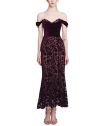 Marchesa Notte Midi Dress