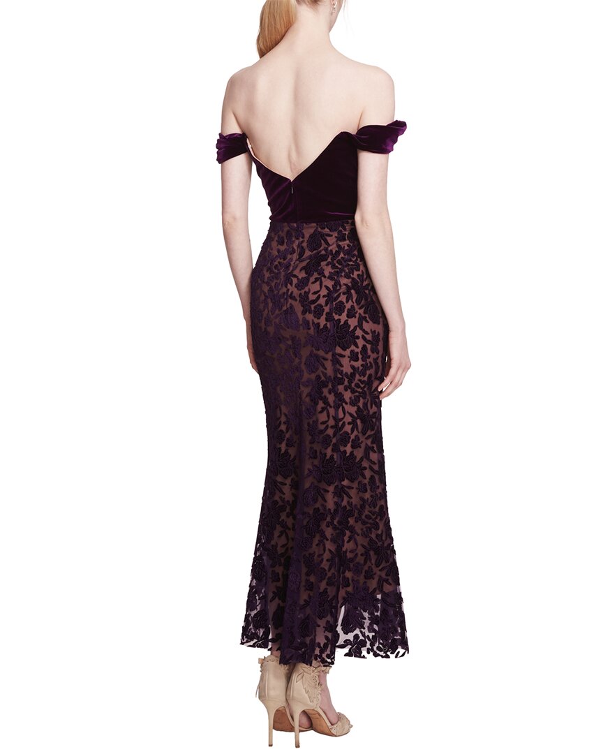 Marchesa Notte Midi Dress
