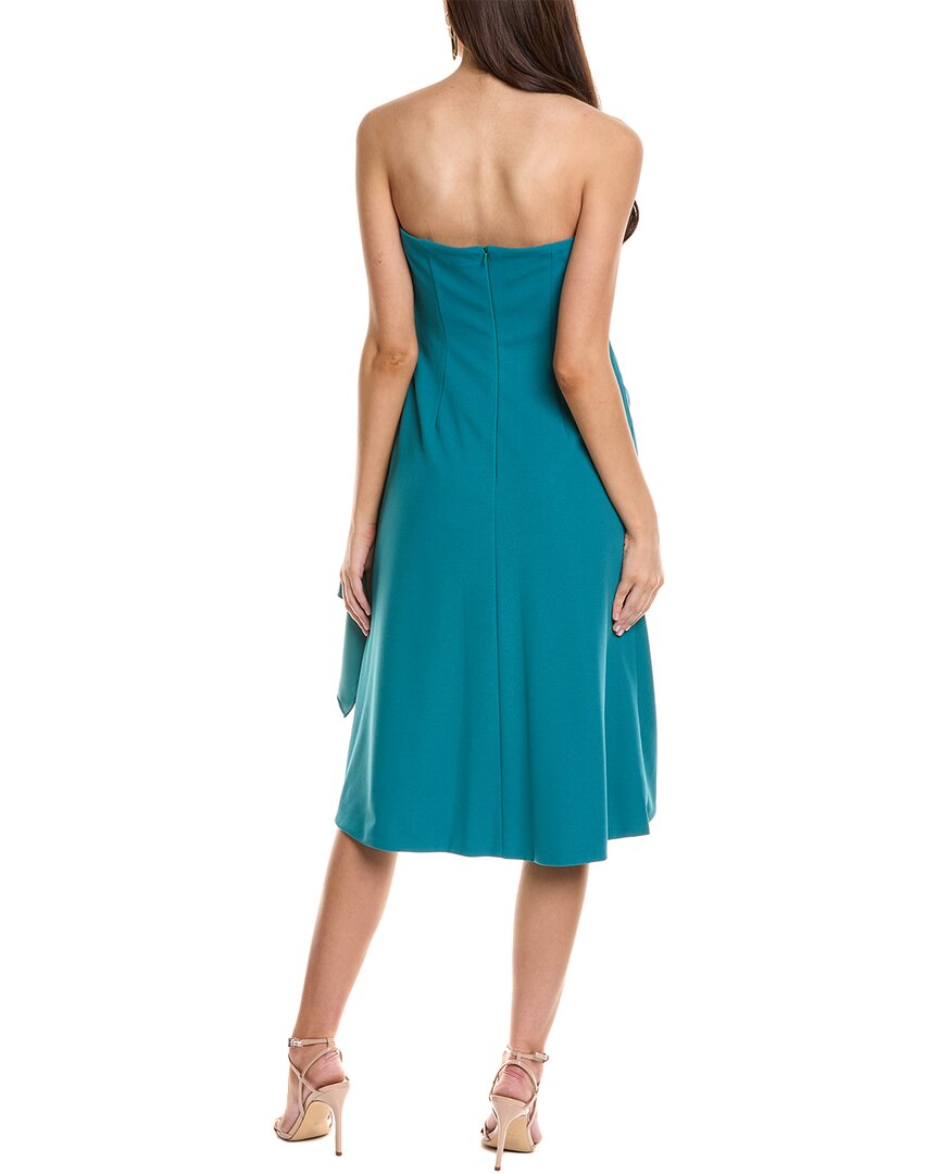 Rene Ruiz Draped Cocktail Dress, Green / 12