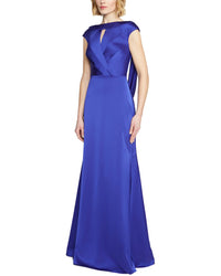 Theia Womens Zaria Cowl Back Gown, 2