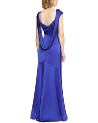 Theia Womens Zaria Cowl Back Gown, 2