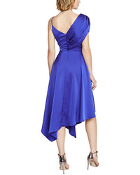 Theia Elsie Handkerchief Hem Dress