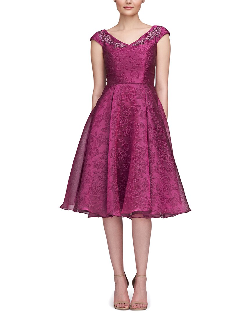 Theia Kit Bateau Neck Cocktail Dress