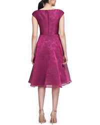 Theia Kit Bateau Neck Cocktail Dress