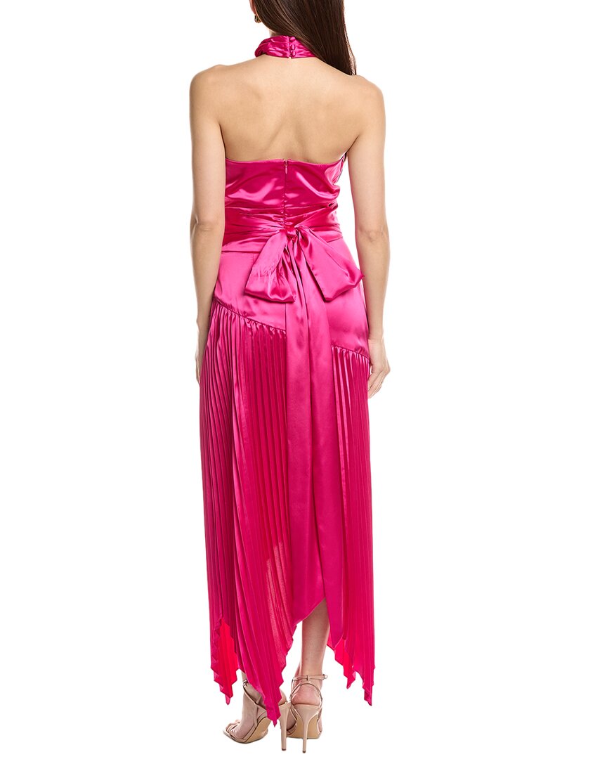 AMUR Dixon Halter Midi Dress, Pink / 2 AMUR Dixon Halter Midi Dress, Pink / 2