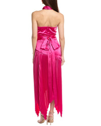 Amur Dixon Halter Midi Dress