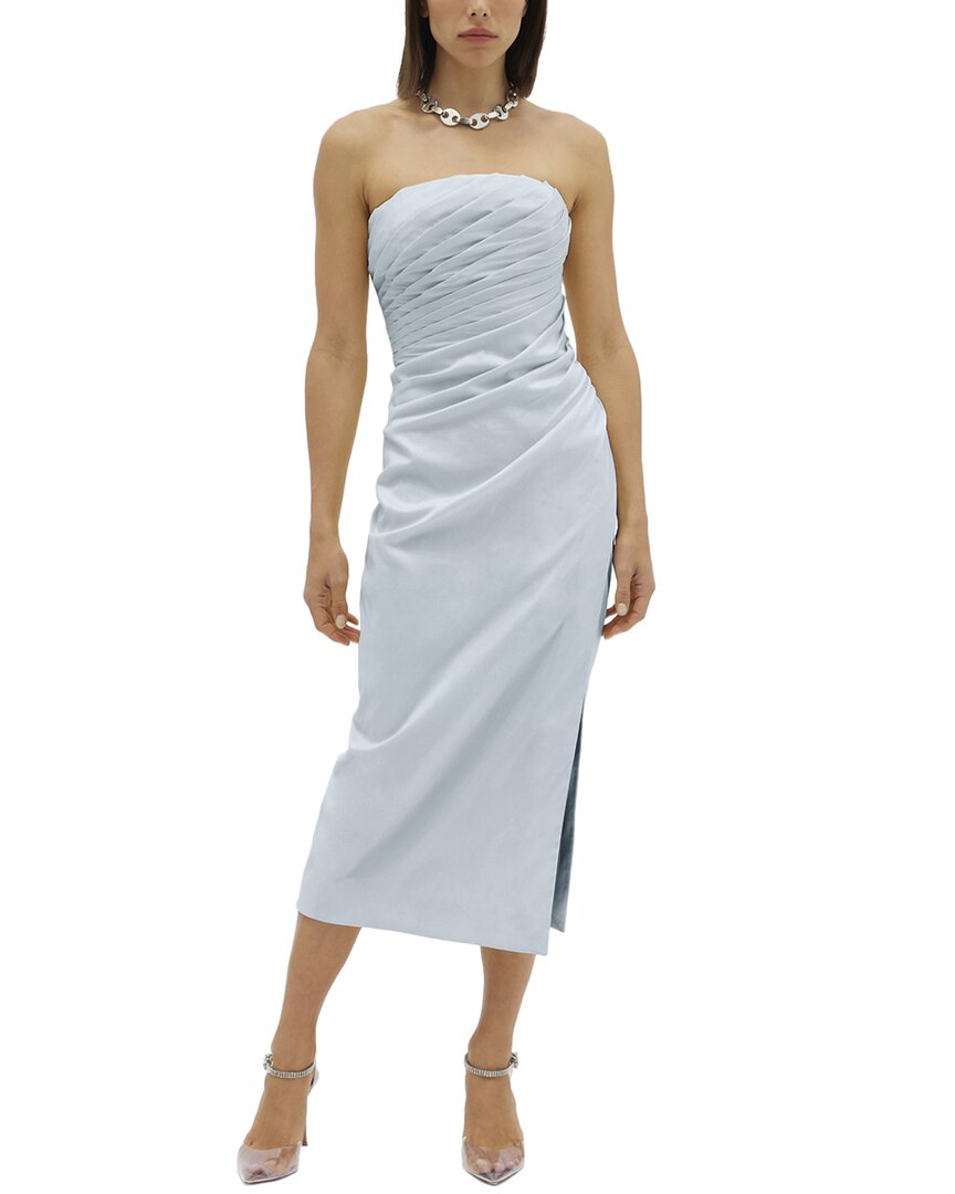Rachel Gilbert Mira Midi Dress Blue