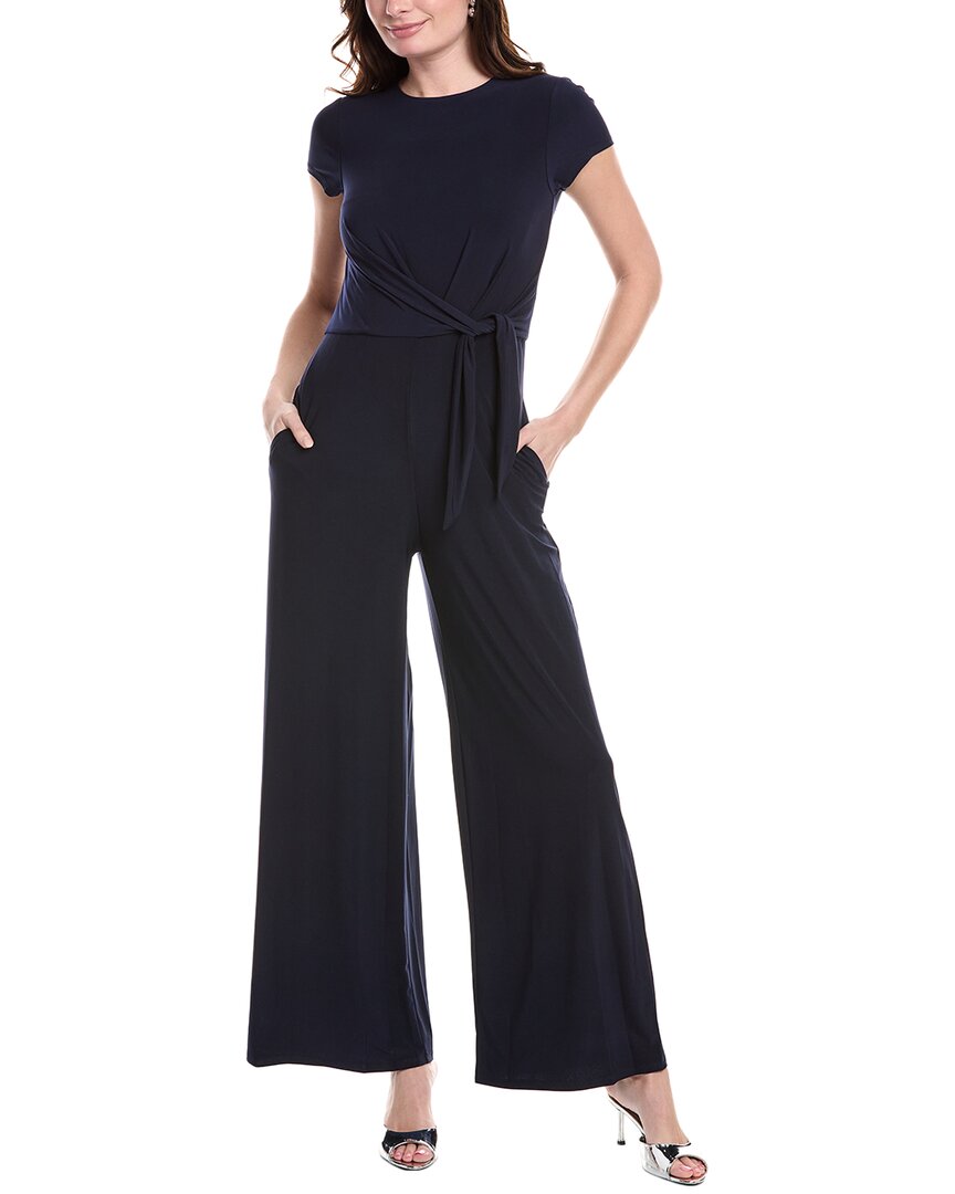 Vince Camuto Tie Side Jumpsuit Blue
