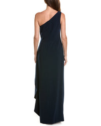 Teri Jon by Rickie Freeman Teri Jon By Rickie Freeman Crepe Cascade Ruffle Gown