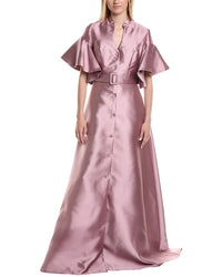 Rene Ruiz Mikado Shirtgown Pink