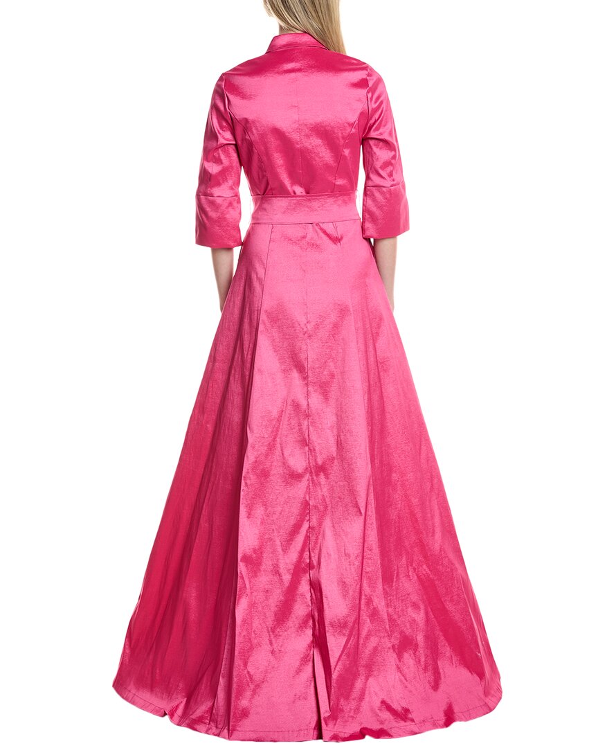 Rene Ruiz Bead Embellished Shirt Gown