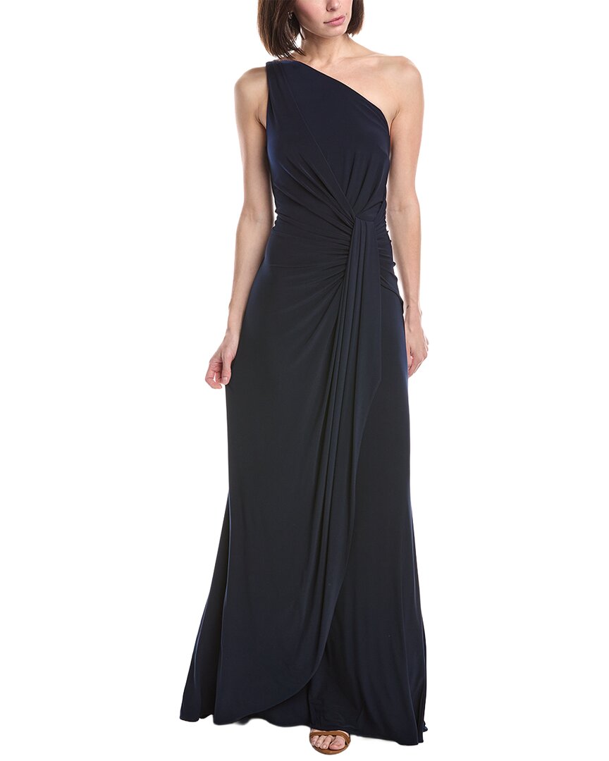 Adrianna Papell One-Shoulder Jersey Maxi Dress