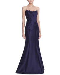 Marchesa Notte Silk-Blend Gown