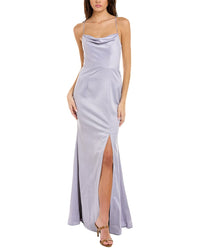 Black By Bariano Stephanie Gown Purple