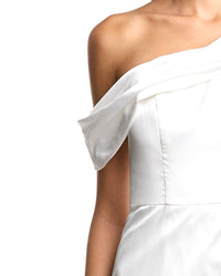 Black By Bariano Madonna Draped Gown