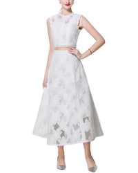 ELAINE Elaine 2Pc Top & Skirt Set