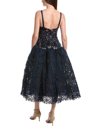 Marchesa Notte Midi Dress